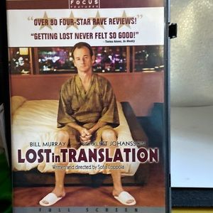 Dvd Lost in Translation with Bill Murray full screen